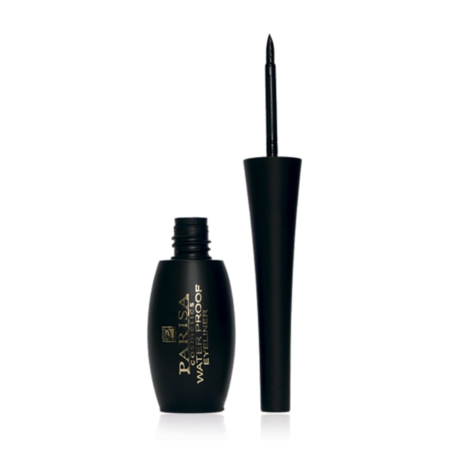 Рідка підводка для очей Parisa Cosmetics Waterproof Eyeliner EL-201 водостійка, чорна, 6 мл