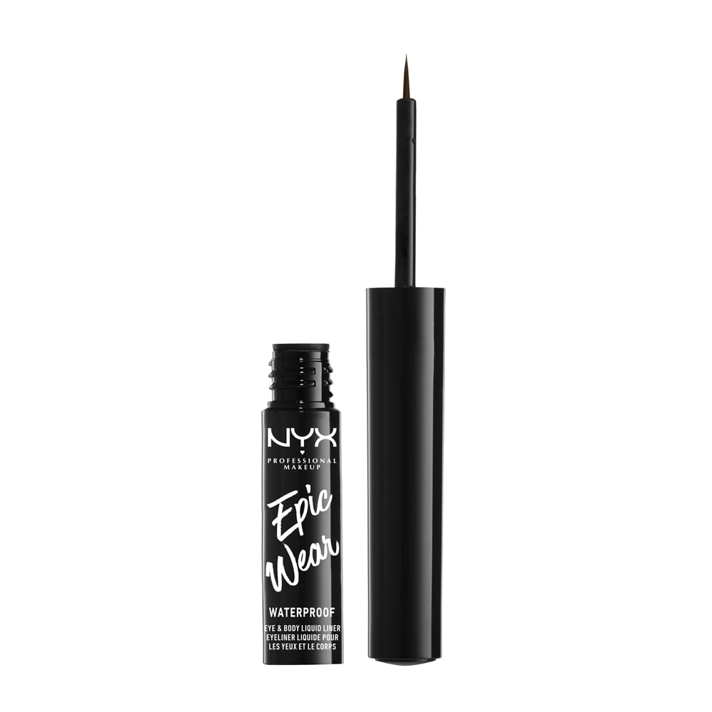 Водостійка рідка підводка для очей NYX Professional Makeup Epic Wear Waterproof Eye &amp; Body Long-Wear Liquid Liner 02 Brown, 3.5 мл