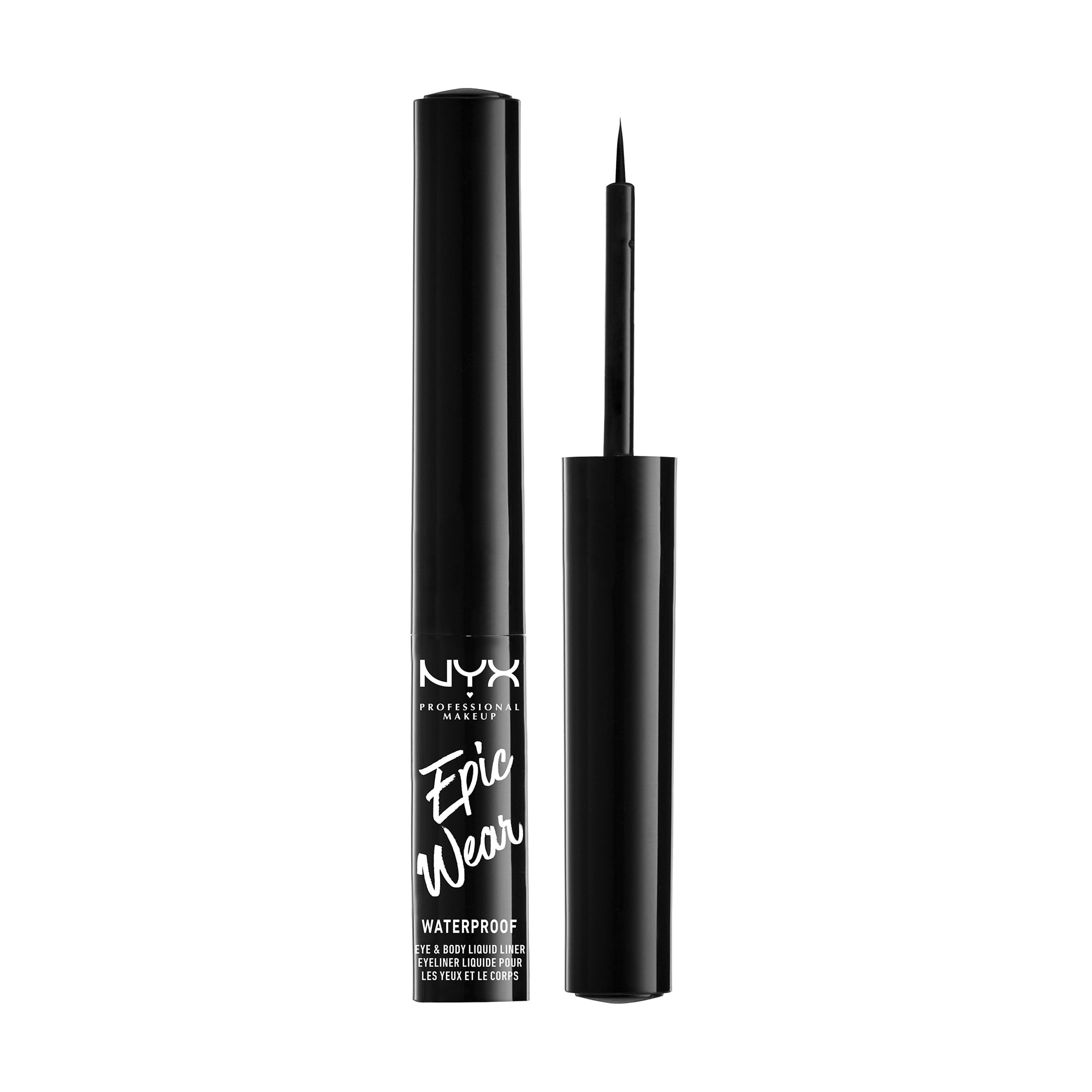Водостійка рідка підводка для очей NYX Professional Makeup Epic Wear Metallic Waterproof Eye &amp; Body Liquid Liner 02 Gun Metal, 3.5 мл